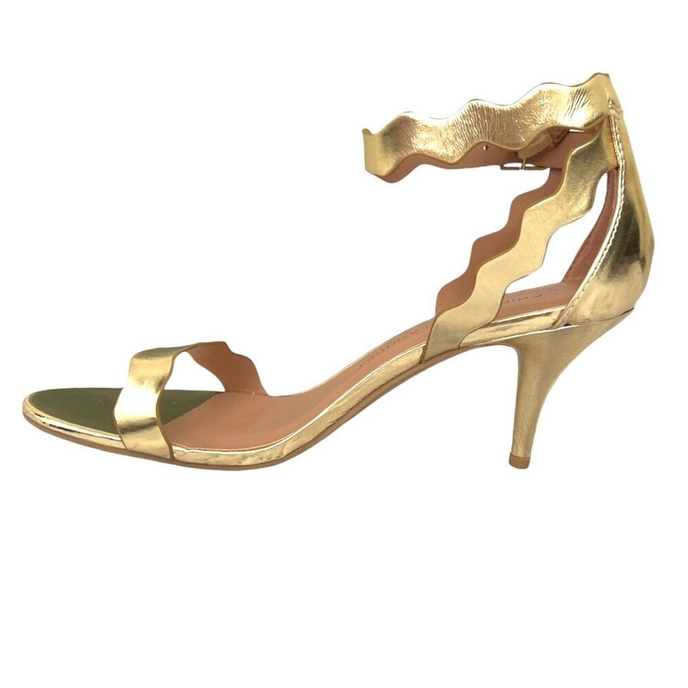 CHINESE LAUNDRY RUBIE Women's Gold Heel Dress Sandals - Picture 2 of 6